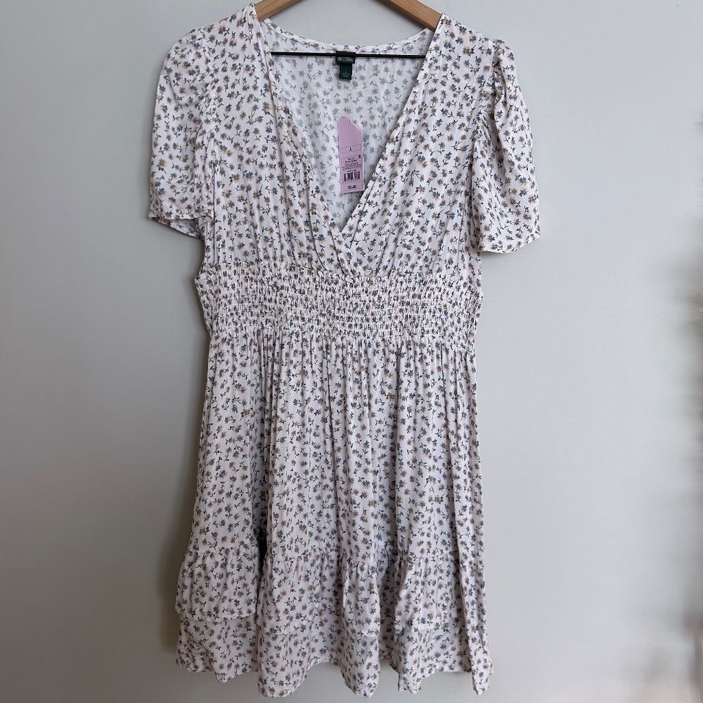 Wild Fable Floral Wrap Prairie Dress
